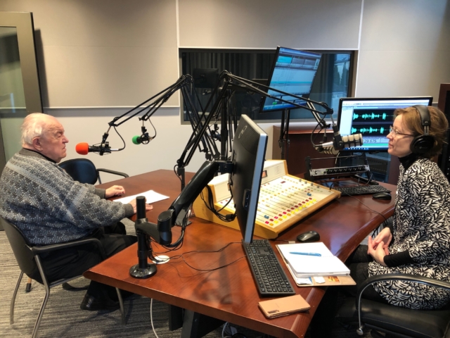 First interview broadcast in the new radio studio with Eenok Haamer. March 12, 2020.