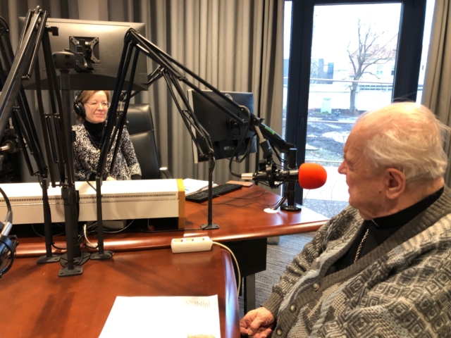 First interview broadcast in the new radio studio with Eenok Haamer. March 12, 2020.
